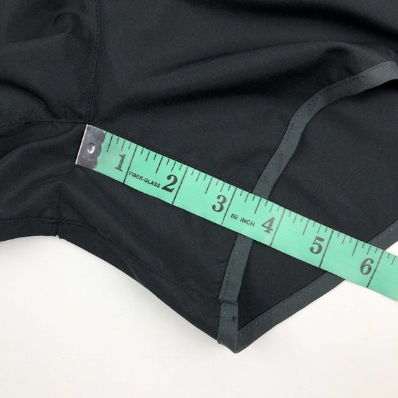 Nike DRI-FIT 3" Womens Running Shorts Size Small Lined Black White Gray - Picture 10 of 12